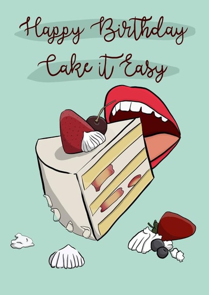 Happy Birthday Cake it Easy 1001 created by Serenity Emily