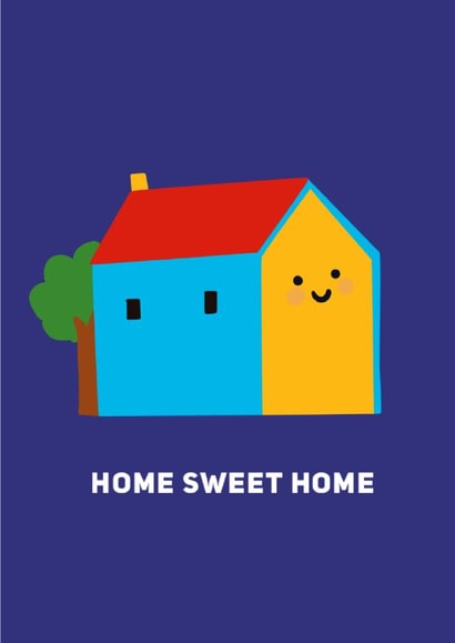 Home Sweet Home - New Home card  created by Do It Later Illustration 