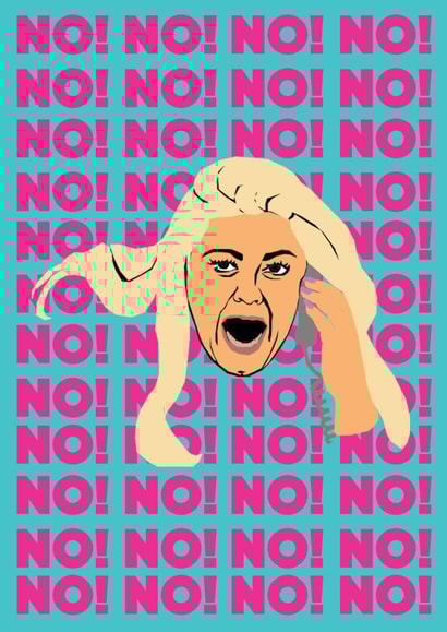 Gemma Collins - 'NO!' - Celebrity Big Brother created by The Boy Heroine
