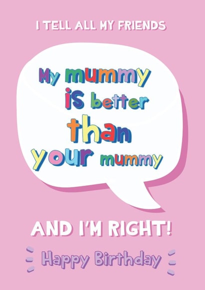 Happy Birthday Mummy created by @Laura Lonsdale Designs