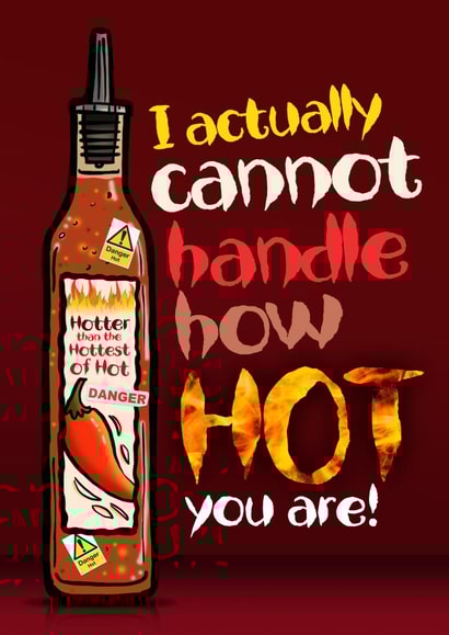 Hot Sauce Card created by Norm & Then