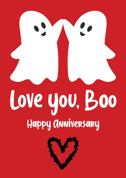 Love you, Boo created by Chasing Cards