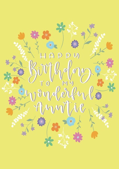 Happy Birthday Auntie created by Cate Creates