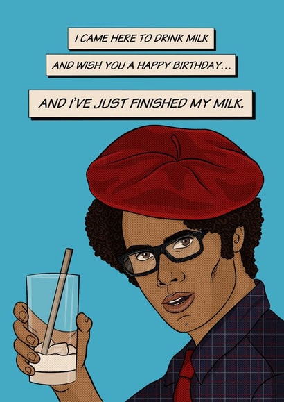 IT Crowd Moss Birthday Card created by Pop Off