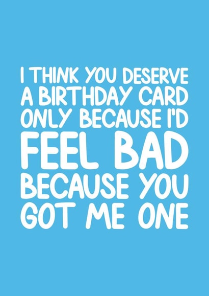Funny Birthday Card For Him - For Friend created by Naughty Nice