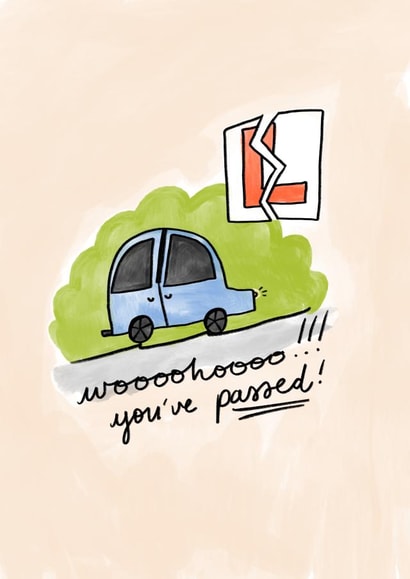 Passed driving test celebration created by KATIE S