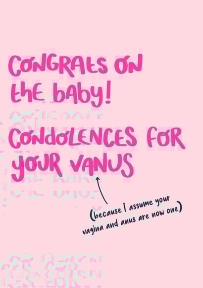 New Baby Funny Card created by Pretty Average