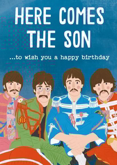 Beatles Birthday Card created by Jessica Harvey