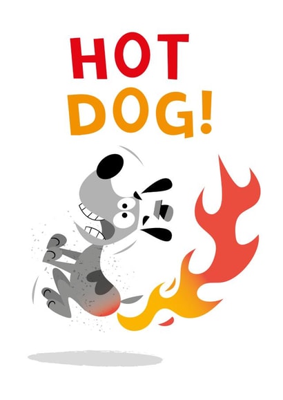 hot dog! created by John Haslam