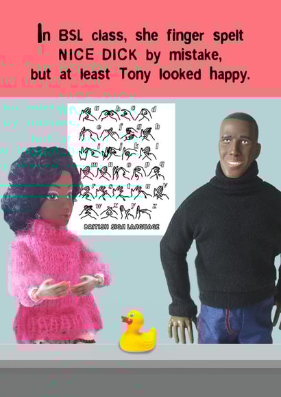 Fingerspelling F*ck Up! created by Go La La!