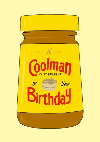 Coolman! Its your birthday! created by Full of beans
