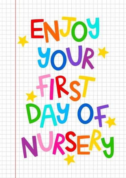 First Day of Nursery created by Ludicrous Prints