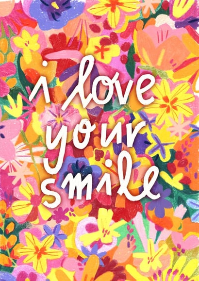 Thinking of your smile flower card created by Sarkasik