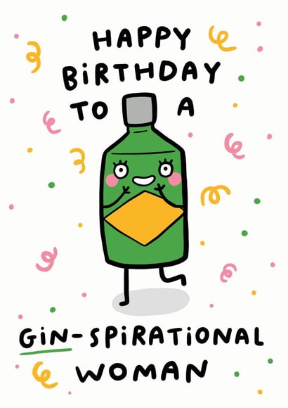 Gin-spirational Woman created by Arrow Gift Co