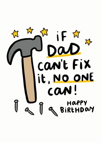 If Dad Can't Fix It No One Can! created by Arrow Gift Co