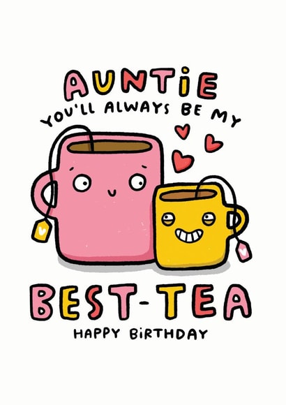 Auntie Best-Tea created by Arrow Gift Co