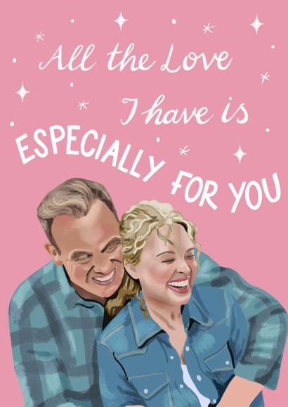 Neighbours Scott and Charlene Especially For You Anniversary Card created by Silky Rose Design