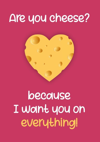 Are you cheese? created by Chubby Sparrow