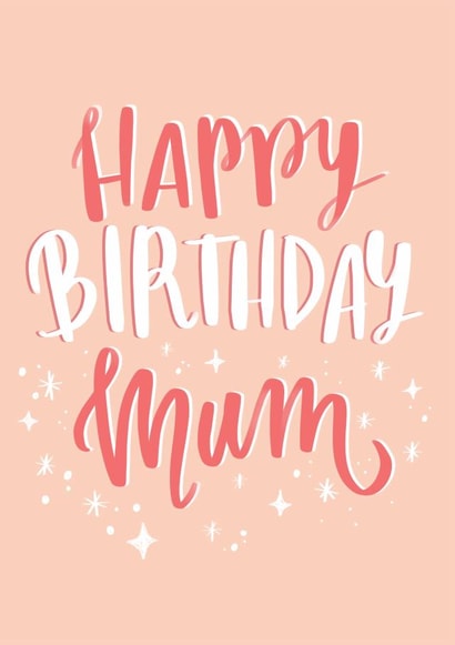 Sparkly birthday card for mum created by Shei Anapi