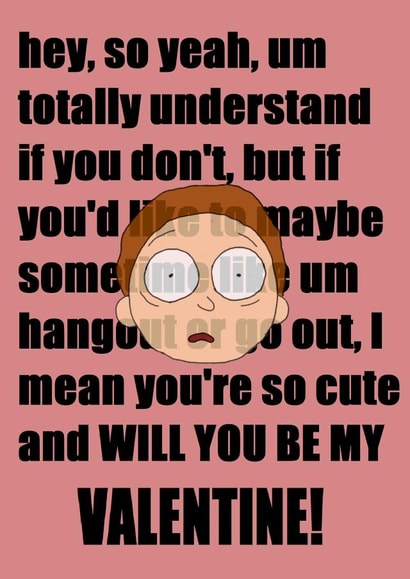 Nervous Morty Valentine created by Possco