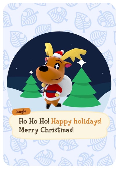 Happy Holidays Christmas Animal Crossing created by Dut