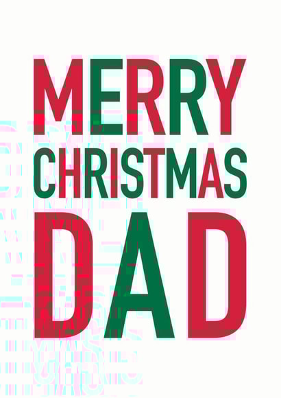 Merry Christmas Dad Card created by Studio 9