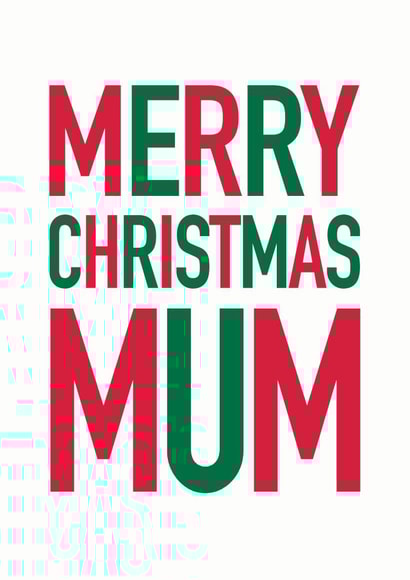 Merry Christmas Mum Card created by Studio 9