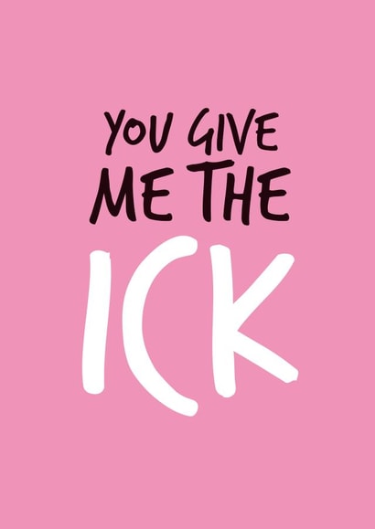 Say it with this straight to the point greeting created by Superlush Cards