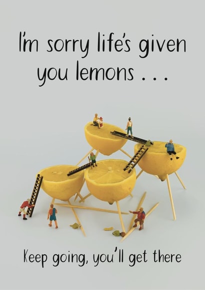 Supportive card for someone having a tough time created by Shore Designs