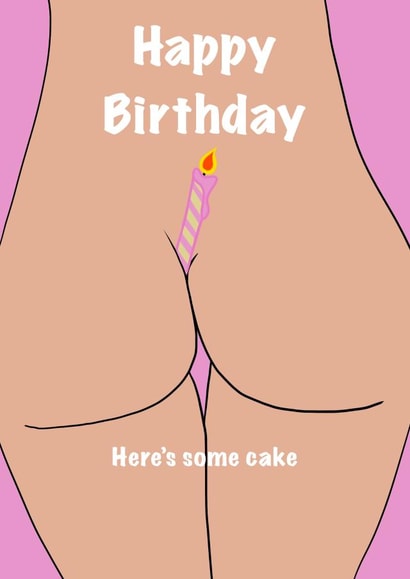 Happy Birthday Here’s some cake created by Giveitsomelove