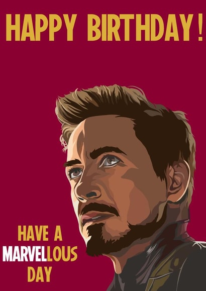 Iron Man Birthday Card created by Gee Designs