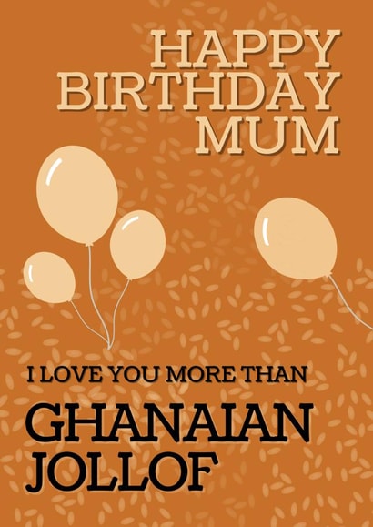 Jollof Rice Birthday Series 1002 created by Crafted By Mandy