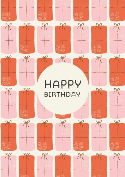 Fun Birthday Card - Presents - Ribbons created by kamipi