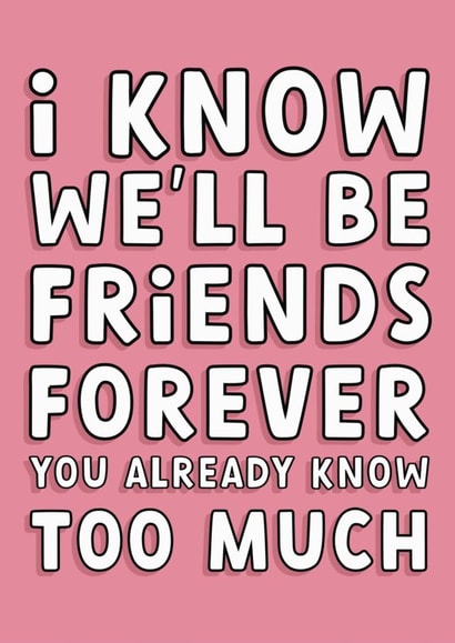 Funny Card For Friends created by Colourful Life