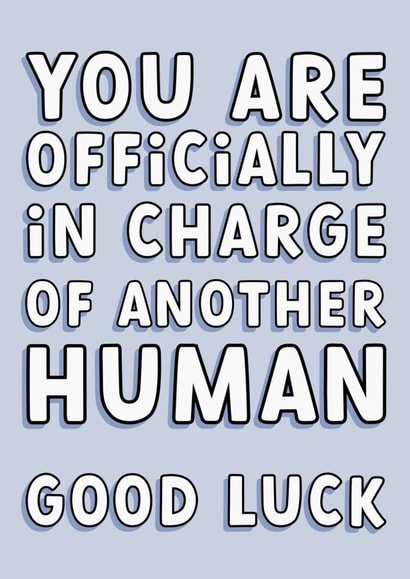 Funny New Baby Card created by Colourful Life