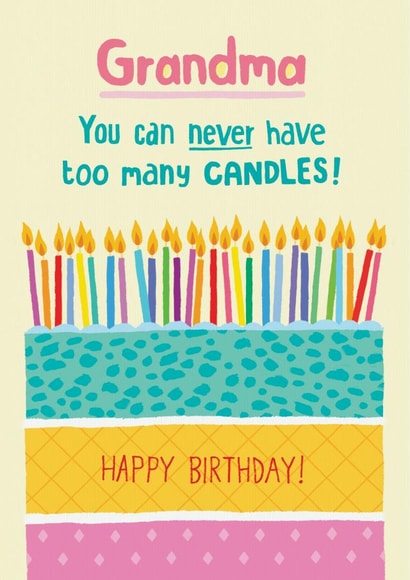 Grandma, too many candles! created by Pencilface