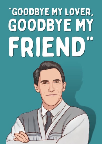 Uncle Bryn leaving card created by Original Fox Cards