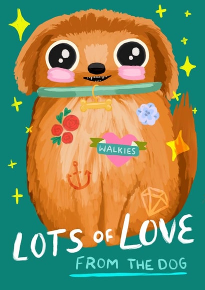 Love from the Dog created by URGHH Card Co.