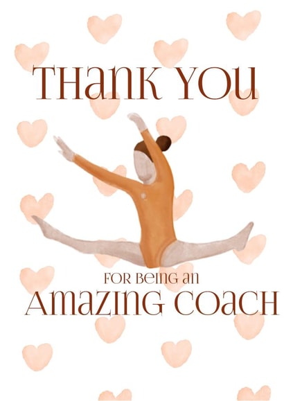 Coach hearts thank you created by Candice Alvarez