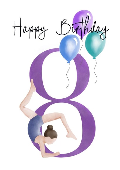 Gymnastics 8th Birthday created by Candice Alvarez