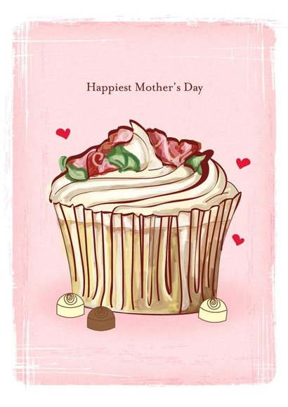 Happy Mother's Day Cupcake Card created by Cindy Cheung