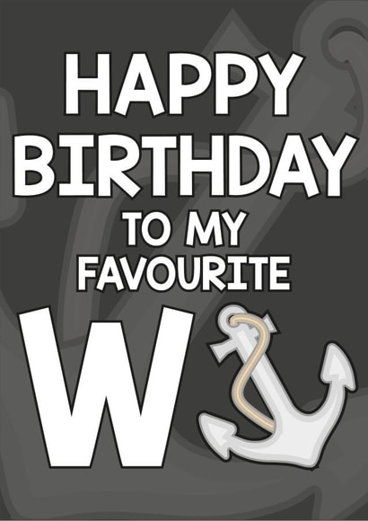 funny happy birthday card created by Nathan Cooper