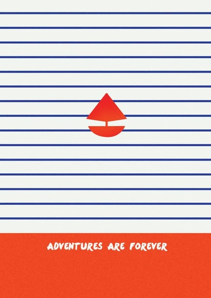 Sail Away Adventures Greeting Card created by Cindy Cheung