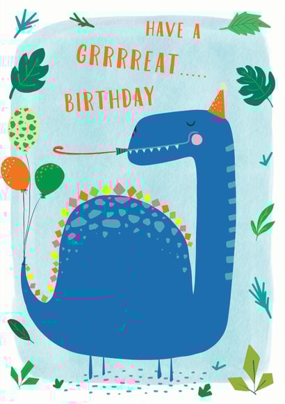 Dino Birthday created by Nikita Jariwala
