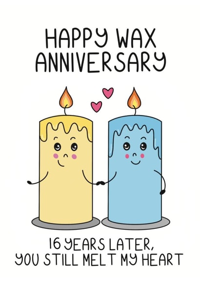 Happy 16th wedding anniversary! created by Schnauzer Scribbles