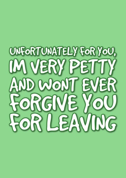 Leaving Card - New Job - Sad that you're leaving - Work Colleague created by @EmilySwallow