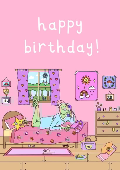 Cute frog card created by Sarah’s Little Shops