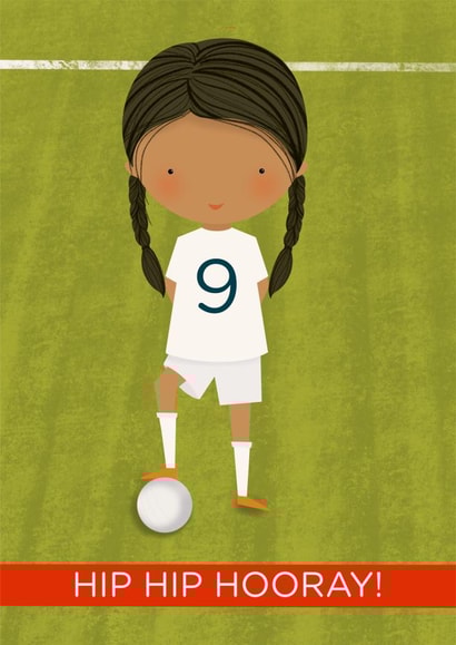 9 Today Footballer Birthday Card created by Bells Scambler