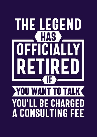 the legend Has Officially Retired created by TIMLSET