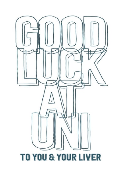 Good luck at Uni to you and your liver created by FurzePrints